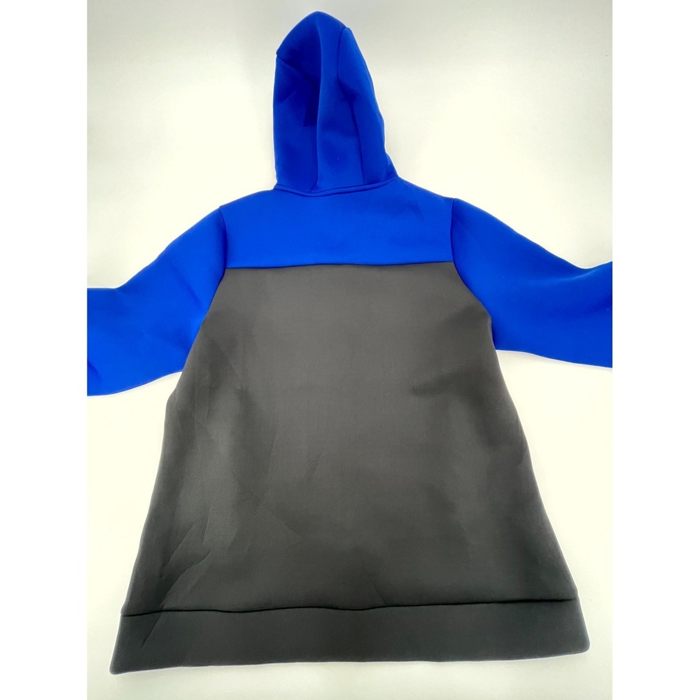 Antigua Jacket Womens XL Blue Black Chase Elliott Logo Stretch Hooded Full Zip - Picture 9 of 12